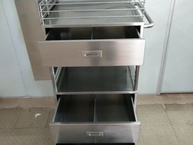 不銹鋼醫療送藥車