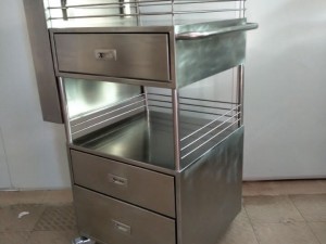 不銹鋼醫療送藥車