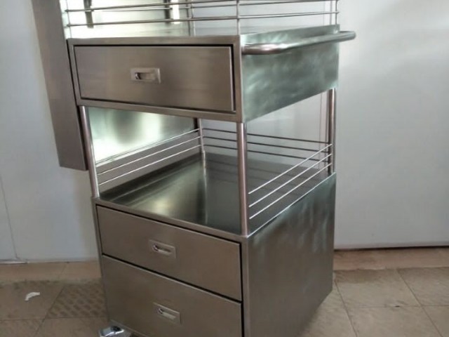 不銹鋼醫療送藥車