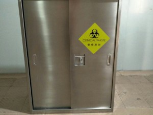 不銹鋼醫療廢物櫃