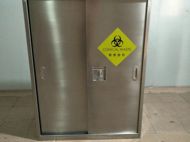 不銹鋼醫療廢物櫃