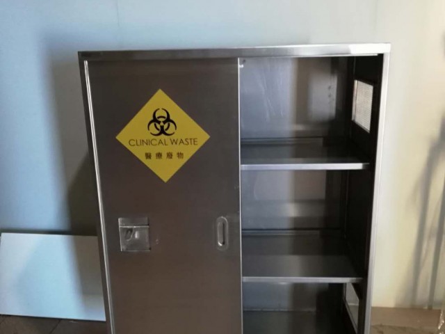 不銹鋼醫療廢物櫃