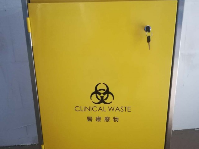 不銹鋼醫療廢物櫃